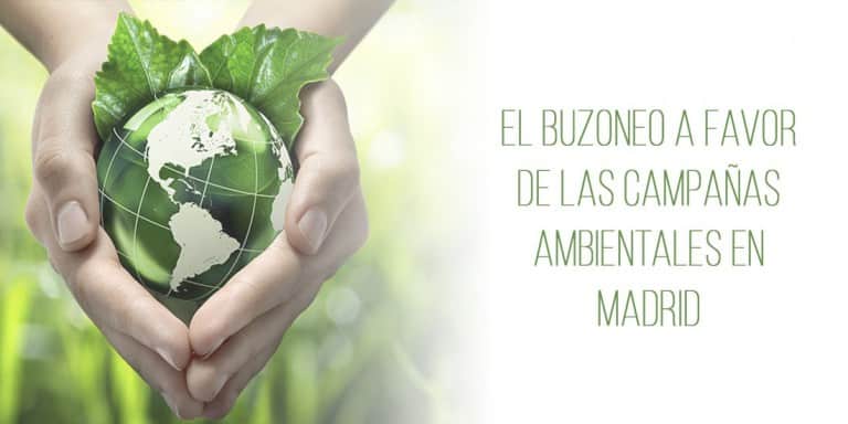 El buzoneo a favor de las campañas ambientales en Madrid