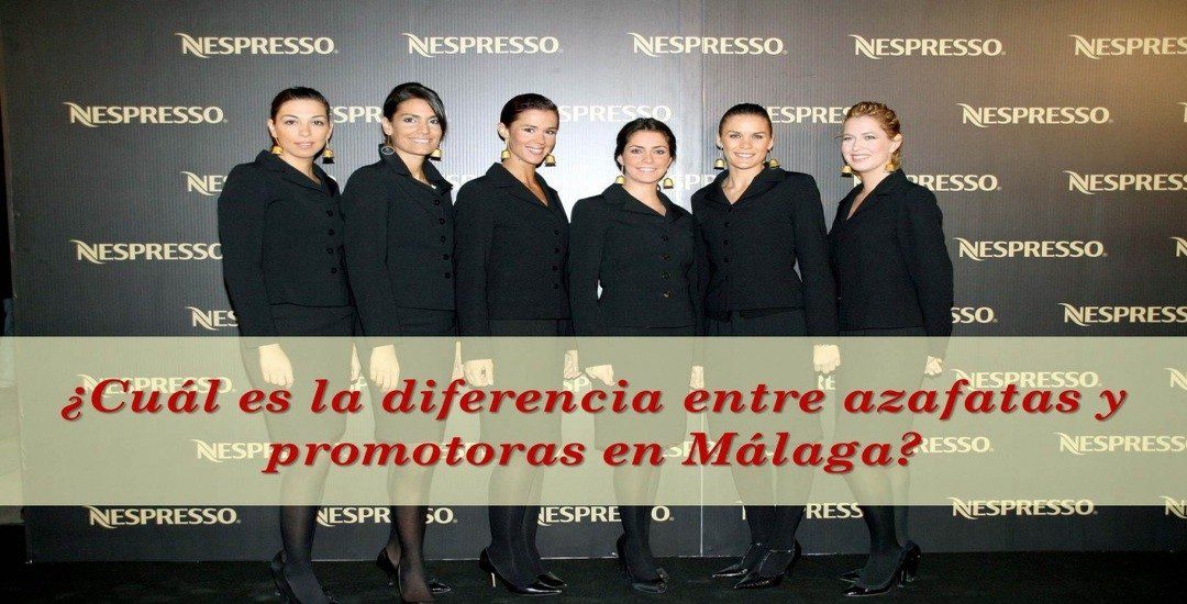 ¿Cuál es la diferencia entre azafatas y promotoras en Málaga?