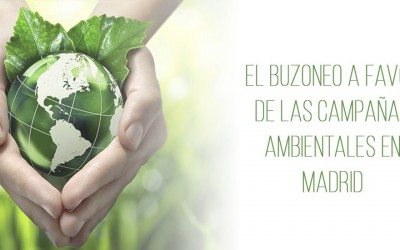 El buzoneo a favor de las campañas ambientales en Madrid